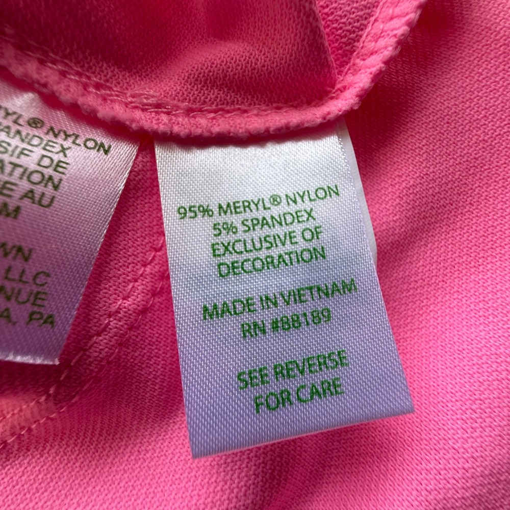 Lilly Pulitzer UPF 50+ Athletic Martina Polo Top Ruffle Trim Sleeveless XXS - Picture 6 of 8